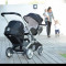 Carucior gemeni EvoluTwin Black