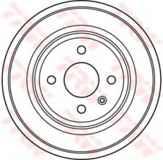 Tambur frana OPEL ASTRA G Cabriolet (F67) (2001 - 2005) TRW DB4391 foto