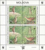 MOLDOVA 2001, Fauna, WWF, serie neuzata, MNH, Nestampilat