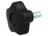 Buton de reglare &Oslash;50mm Filet M10 H32mm