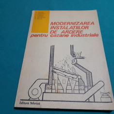 MODERNIZAREA INSTALAȚIILOR DE ARDERE PENTRU CAZANE INDUSTRIALE /N. PĂNOIU/1993 *