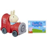 PEPPA PIG MASINUTA BUGGY LOCOMOTIVA SI FIGURINA IEPURASUL REBECCA