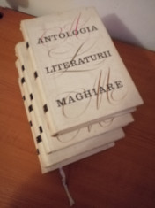 Antologia Literaturii Maghiare I-IV 1969 editie cartonata foto