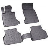 Set de 5 covorase cauciuc 3D stil tavita premium pentru BMW Seria 5 E60, E61 Berlina+Touring/Break 2003-2010, Recambo