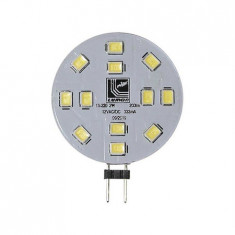 Bec cu LED SMD G4 tip disc G4 G4 G4 2W (≈20w) lumina calda 200lm h 10mm