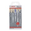 BOSCH Set mixt 15 lame fierastrau pendular, prindere T, 92-132 mm, multimaterial, taiere mixta