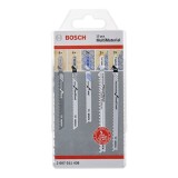 BOSCH Set mixt 15 lame fierastrau pendular, prindere T, 92-132 mm, multimaterial, taiere mixta