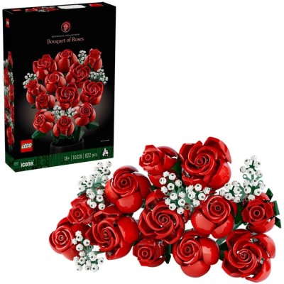 LEGO ICONS BUCHET DE TRANDAFIRI 10328 foto