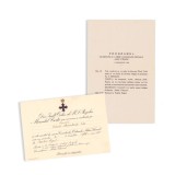 Stamatiade Felix, program, meniu și invitație la evenimentele Ordinului &bdquo;Mihai Viteazul&rdquo;, 1926 - 1936