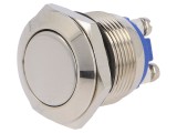 Comutator Anti-Vandalism SPST-NO 2A 36VDC IP65 &Oslash;19mm
