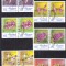 2007 LP 1758 b ORHIDEE SALBATICE CU TABS EFIRO IN ENGLEZA PERECHE MNH,STAMPILAT