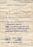 A4547N Brevet provizoriu pentru medalia Bărbăție și Credință cu spade, clasa a III-a, pentru soldat din Regimentul 95 Infanterie, 1942
