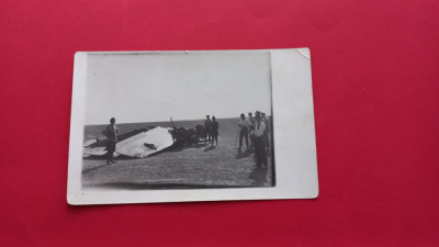Buzau Accident Aviatic 1927 Avion aircraft flyer aeroplane foto
