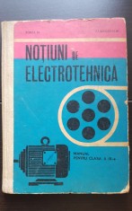 Noțiuni de electrotehnică. Manual - Borza M., Săndulescu M.