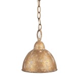 Lustra metal auriu vintage &Oslash; 20x22 cm