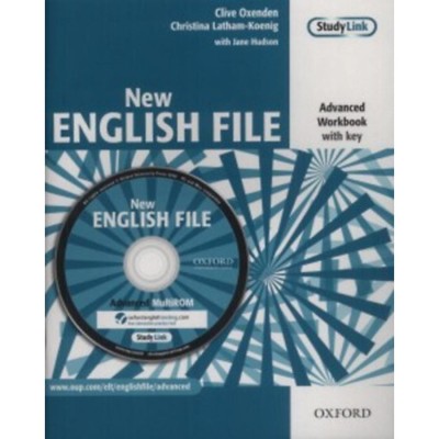 New English File - Advanced Workbook with key + Study Link MultiROM - Jane Hudson foto