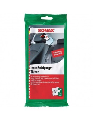 Servetele umede auto pentru suprafetele interioare, 10 buc Sonax foto