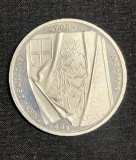 Moneda 10 mărci 1990 J RFG ordinul teutonic argint