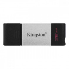 Memorie USB Kingston DT80 32GB USB 3.2 Black Grey foto