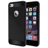Husa pentru Apple iPhone 6 / 6s, Techsuit, Carbon, Neagra