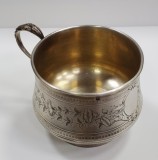 Cana din argint, aurita la interior, Minerva, Franta, cca. 1900