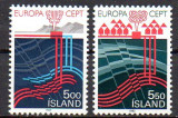 ISLANDA 1983, EUROPA CEPT, serie neuzata, MNH, Nestampilat
