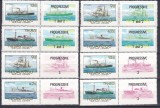 DB1 Niuafo&#039;ou 1985 Vapoare de Posta 4 v Autocolante + 4 v. Autoadezive MNH