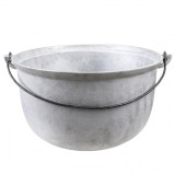 Ceaun tuci aluminiu alimentar 35L fund rotund Zilan EXT 8035