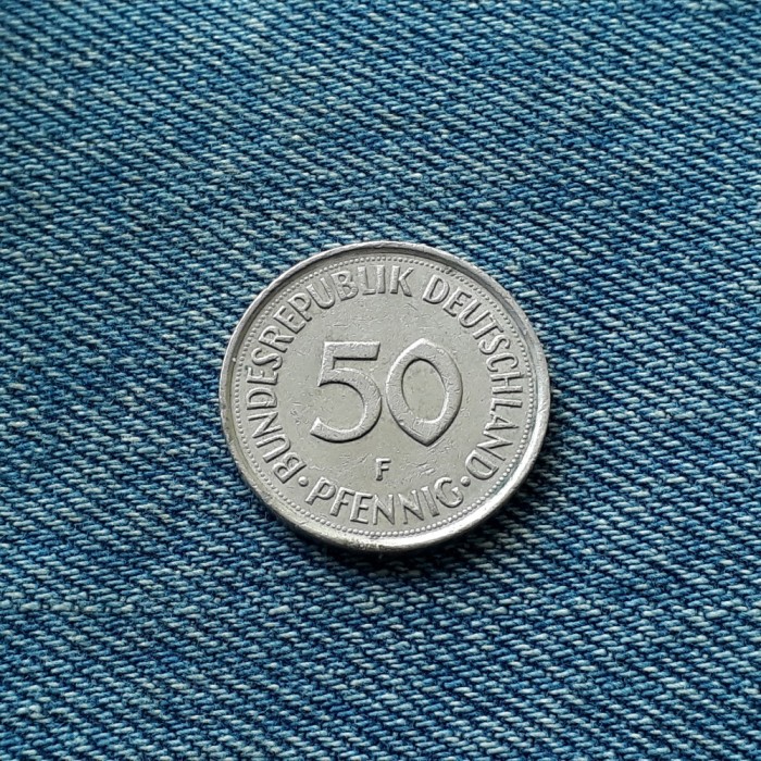 3m - 50 Pfennig 1977 F Germania RFG