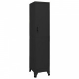 Gossi fiset, negru, 38x45x180 cm, otel