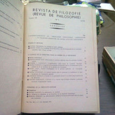 Revista de Filozofie 1972