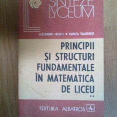 k0b Principii Si Structuri Fundamentale In Matematica De Liceu - vol2 Trandafir