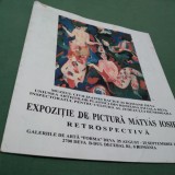 Cumpara ieftin BROSURA/PLIANT EXPOZITIA DE PICTURA 2000-MATYAS IOSIF