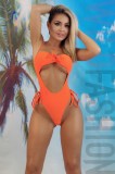 SW2248RR-19 Costum de baie intreg tip monokini cu chilot tanga, M