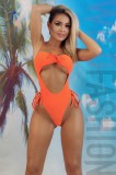 Cumpara ieftin SW2248RR-19 Costum de baie intreg tip monokini cu chilot tanga, M