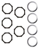 Set Ambreiaj Moto MX_NEW PTB0105: Plăcuțe Textolit + Plăci Fier