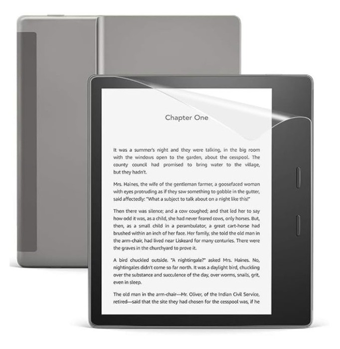 Folie Duragon, pentru Kindle Oasis 2019, ecran 7&amp;quot;, Kit inclus, Silicon Premium
