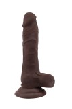Dildo Rosy Flatterer Brown 18.5cm
