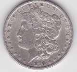 SUA USA 1 MORGAN DOLAR DOLLAR 1879, America de Nord, Argint