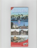 bnk div Pliant turistic Tulcea - Harta municipiului - Harta Deltei Dunarii