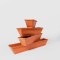 Jardiniera lalea cu tavita, STERK, 100X16X19 cm, Plastic Maro