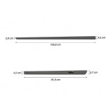 Ornament lateral complet BMW Seria 5 (E60/E61), 2003-2010 COMBI; Seria 7 (E65/E66), 2005-2008, Alfa Romeo 166 (936), 1998-2003, Nissan PRIMERA (P12),
