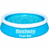 Piscina gonflabilă Fast Set, albastru, 183x51 cm, rotundă