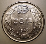 1.126 ROMANIA WWII MIHAI I 100 LEI 1943 EROARE
