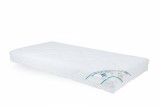 Cumpara ieftin Saltea cu spuma poliuretanica Somnart HypoallergenicMed 70x140, inaltime 10 cm, ortopedica, pentru bebelusi si copii, husa detasabila, fermitate medie