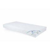 Saltea cu spuma poliuretanica Somnart HypoallergenicMed 60x120, inaltime 10 cm, ortopedica, pentru bebelusi si copii, husa detasabila, fermitate medie