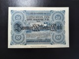 GERMANIA FRANKFURT 20 MILIOANE MARCI 1923 EXCELENTĂ