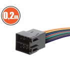 Cablu auto mufa tata pentru mufe ISO 0.2m, Oem
