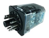 Releu industrial 11 pini contacte 24V DC, Omu System