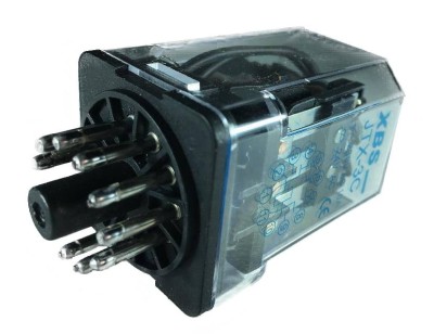 Releu industrial 11 pini contacte 24V AC foto
